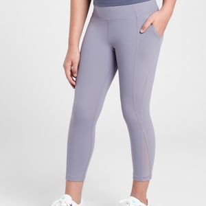 Athleta Girls Lilac Capri Leggings